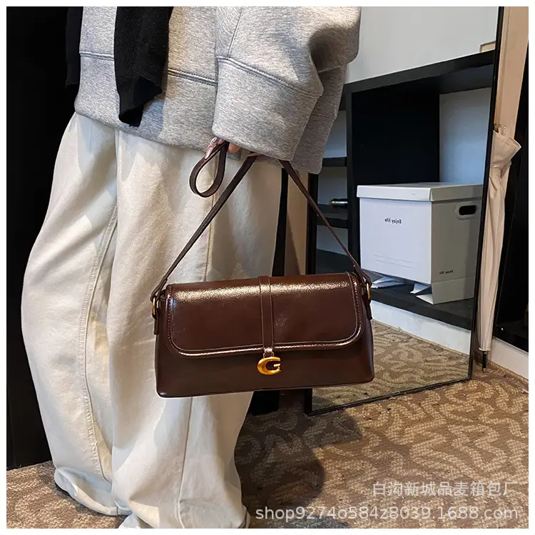 Brown Leather Shoulder Bag for Women 2026 New Trend — feature 25