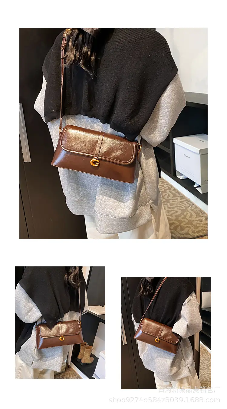 Brown Leather Shoulder Bag for Women 2026 New Trend — feature 4