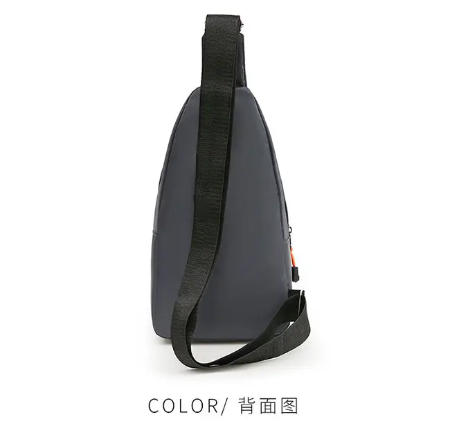Men's Black Oxford Crossbody Bag with Mesh Pocket — feature 42