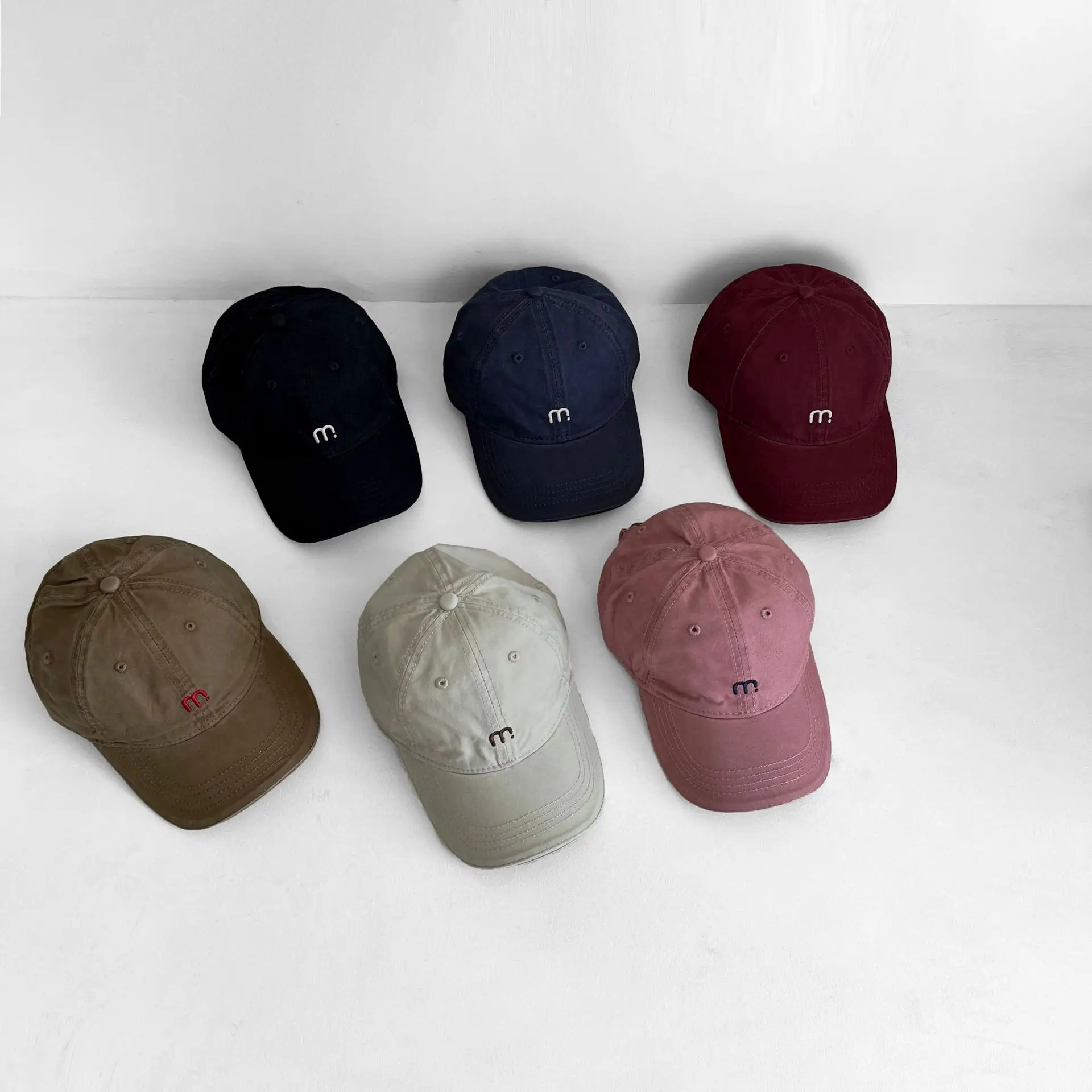 Maroon Embroidered Baby Cap for Boys Girls — feature 2