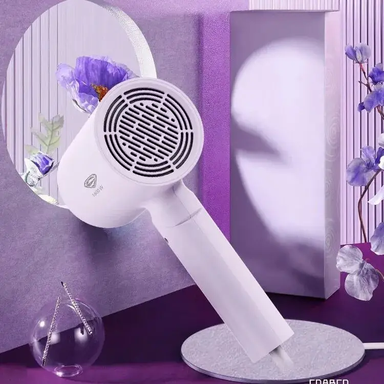 Superman Hair Dryer Purple Foldable Student Use