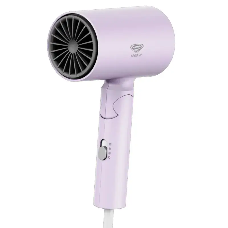 Superman Hair Dryer Purple Foldable Student Use