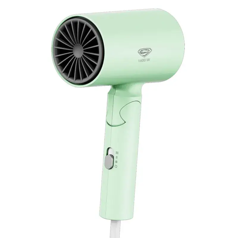 Superman Hair Dryer Purple Foldable Student Use