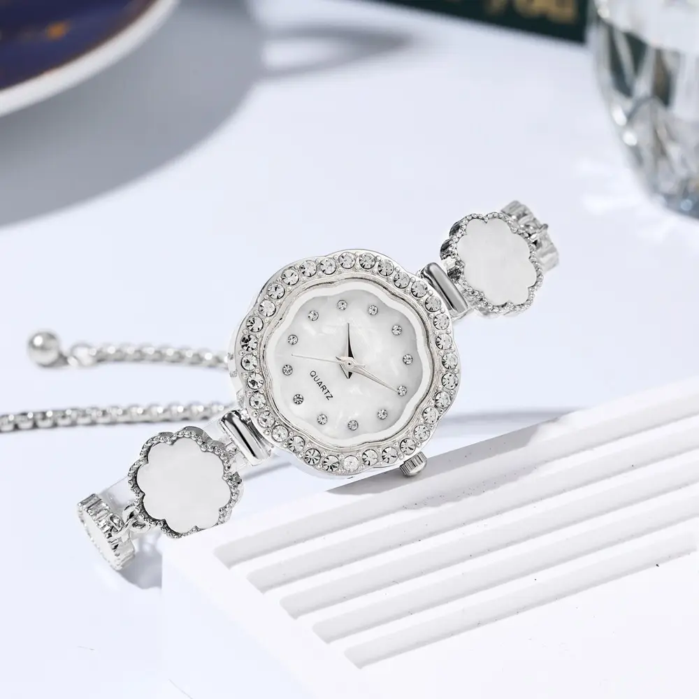 Cross-border Female Student Watch Sunflower Diamond Ins