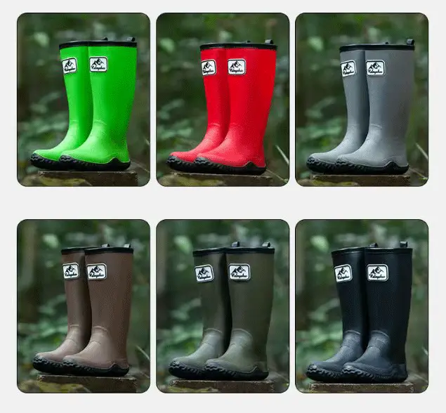 Foldable Family Parent-Child High-Top Rain Boots, Hiking Waterproof Long Rain Boots, Camping Water Shoes, Commuting Water Boots, Soft Style — feature 10