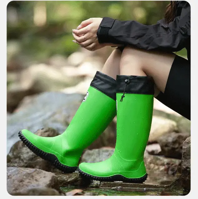 Foldable Family Parent-Child High-Top Rain Boots, Hiking Waterproof Long Rain Boots, Camping Water Shoes, Commuting Water Boots, Soft Style — feature 6