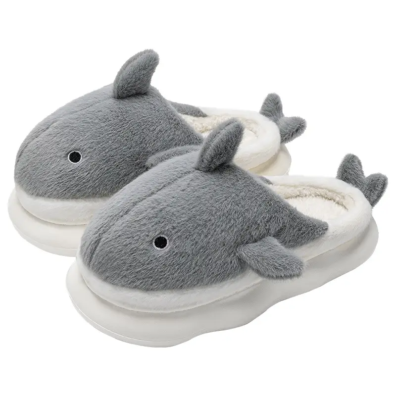 Whale Flavored Cotton Slippers Women Winter 2024 - Image 7