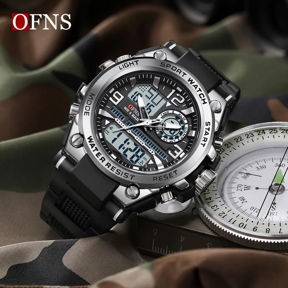 O'Fani Multifunctional Sports Watch Black Waterproof - Image 6