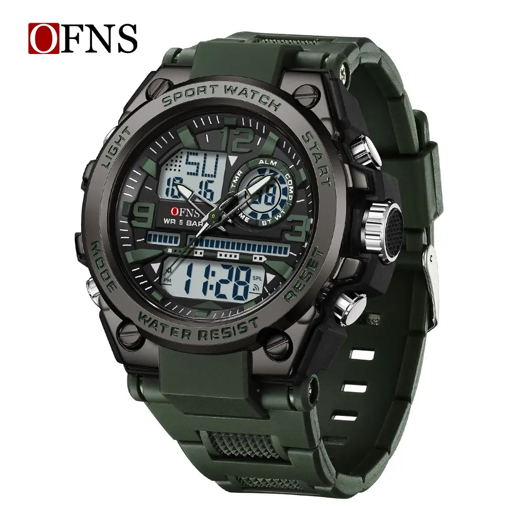 O'Fani Multifunctional Sports Watch Black Waterproof - Image 3