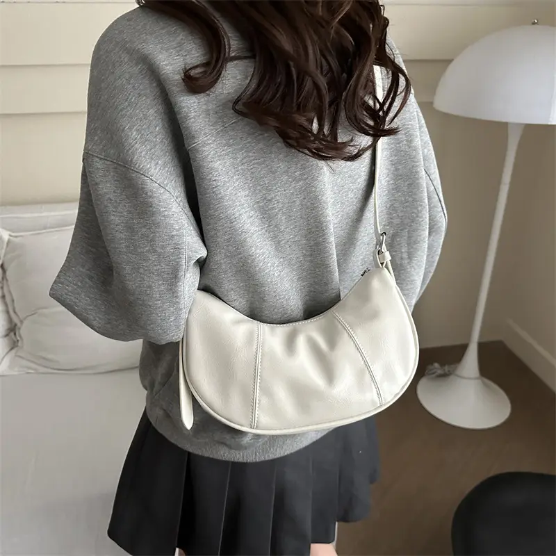 Silver Casual Shoulder Bag Large Capacity 2024 - Image 7