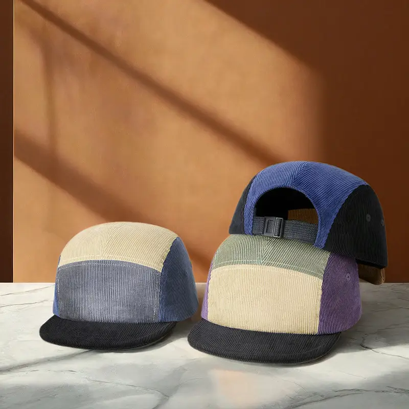 Men Colorful Cotton Cap with Short Bristle