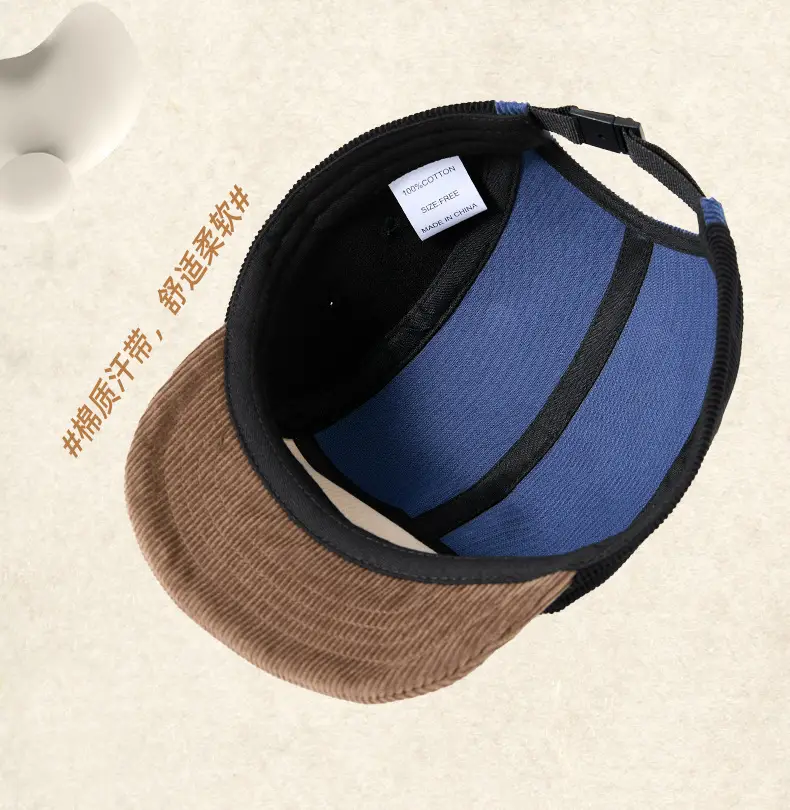 Men Colorful Cotton Cap with Short Bristle — feature 19