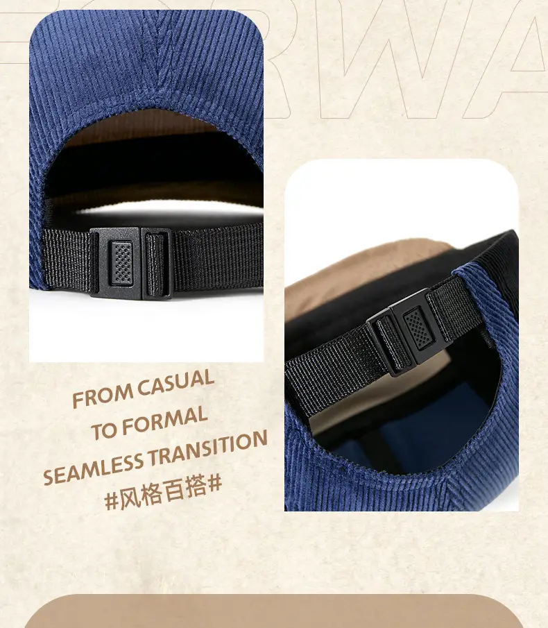 Men Colorful Cotton Cap with Short Bristle — feature 27
