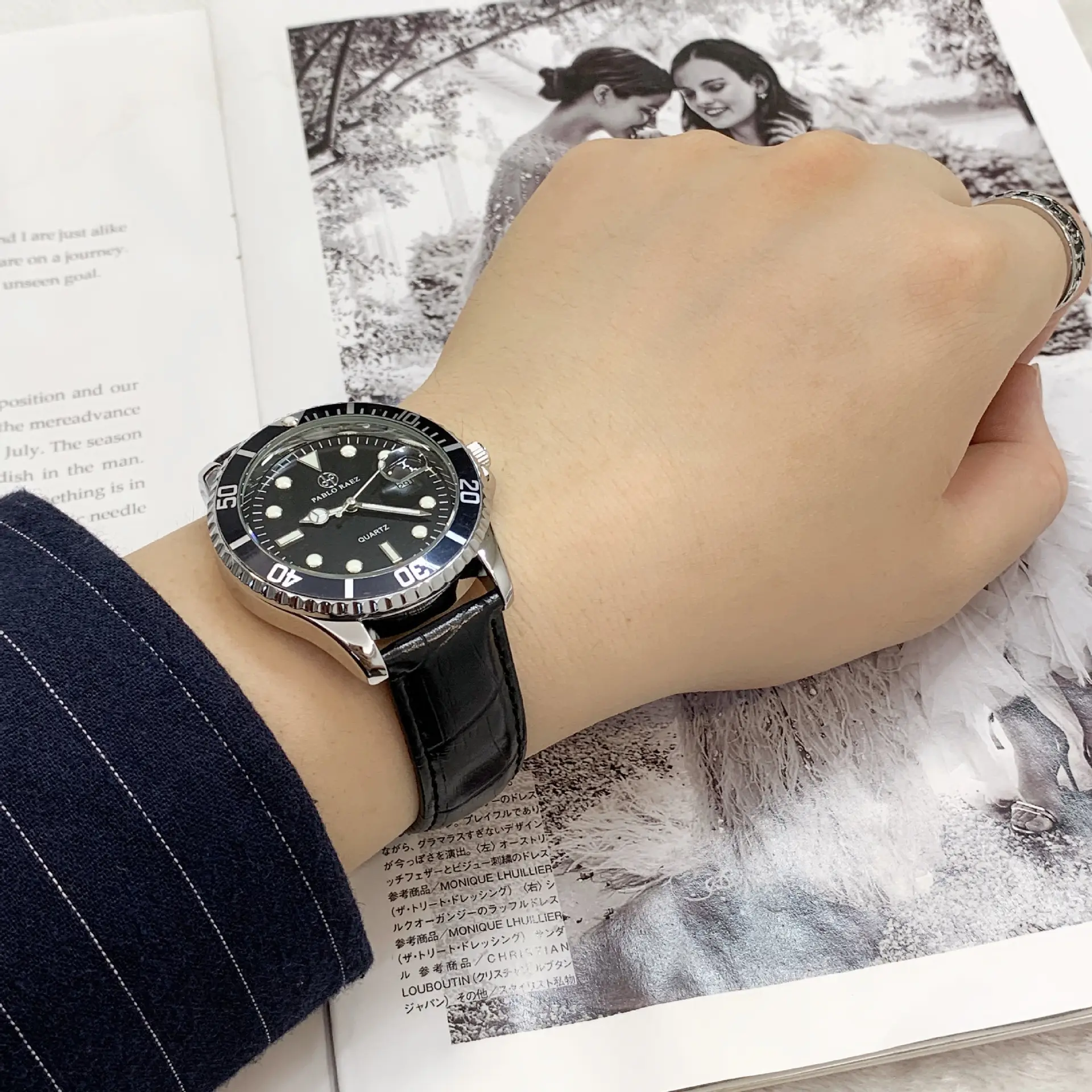 Men's Green Dial Waterproof Quartz Watch — feature 8