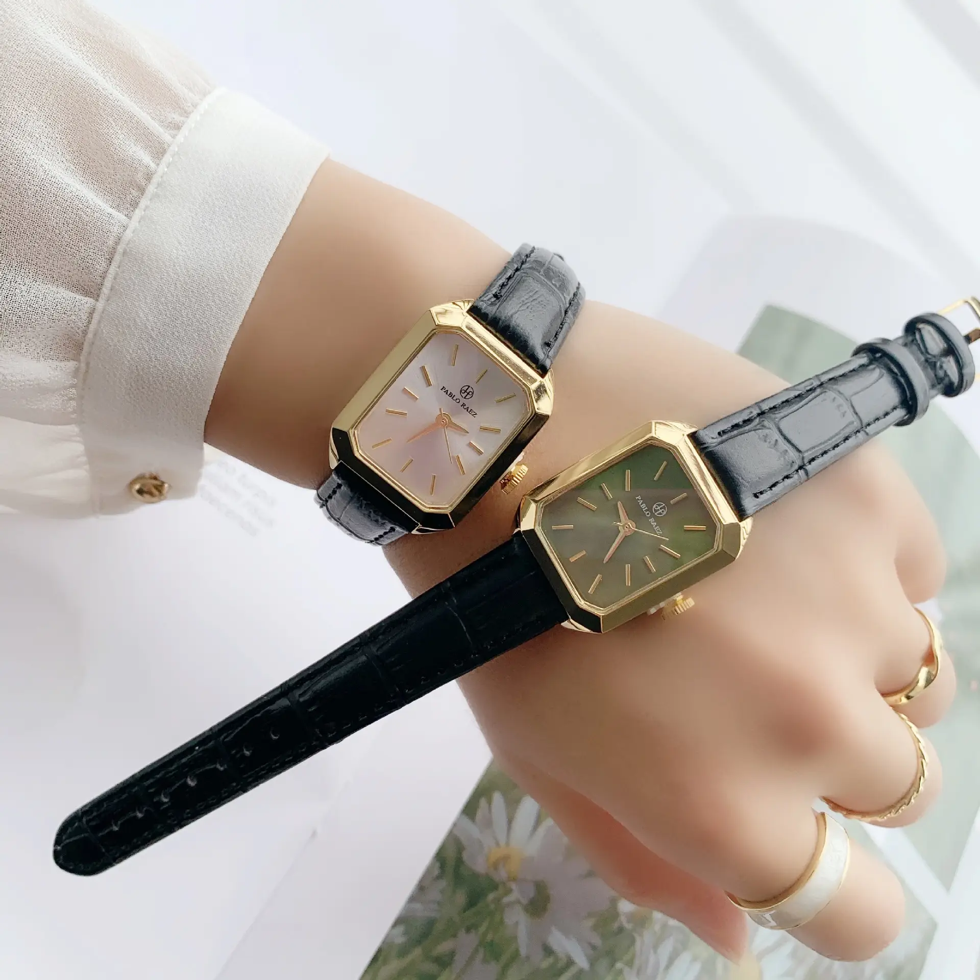 Light Luxury Green Watch for Women Office Gift — feature 15