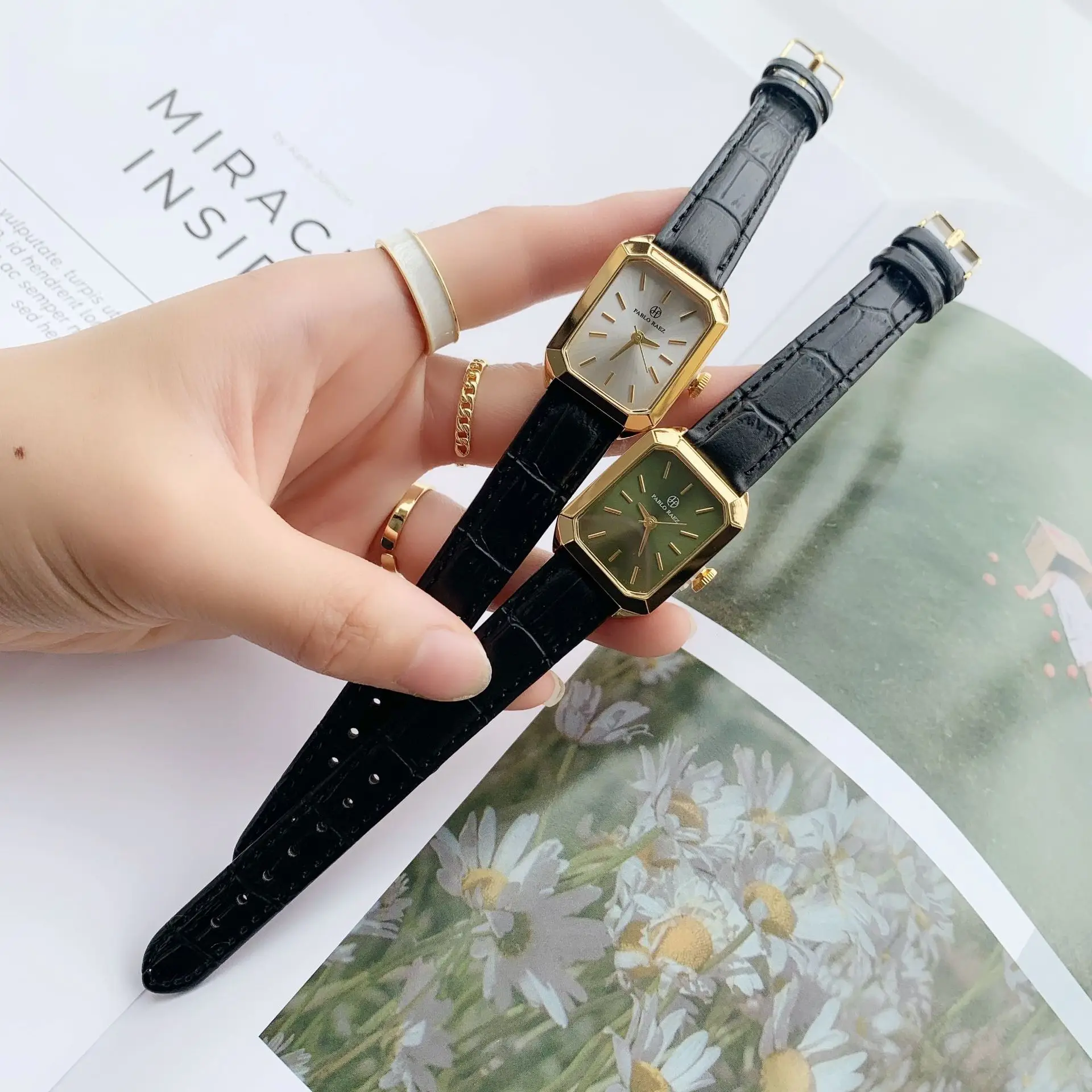 Light Luxury Green Watch for Women Office Gift — feature 19