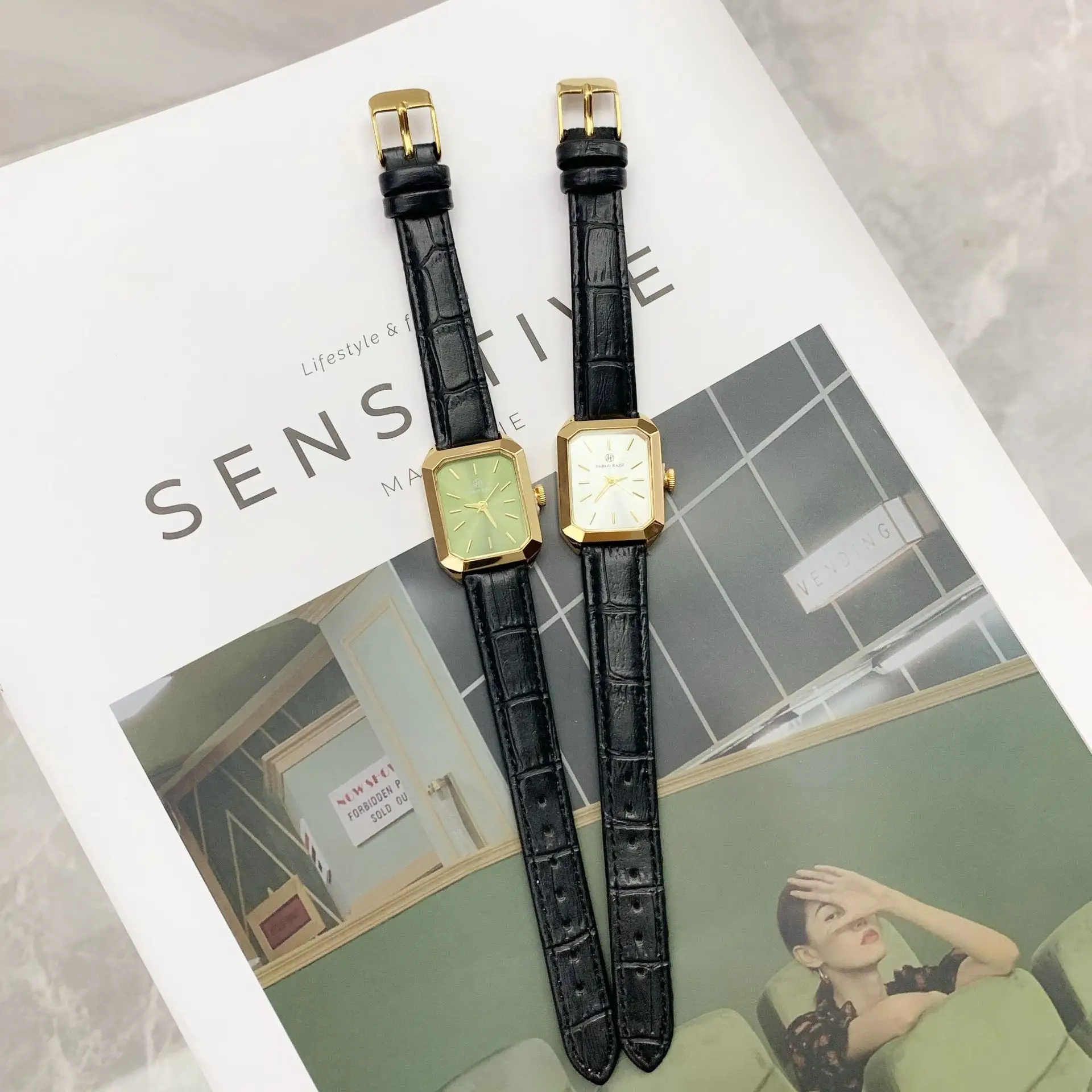 Light Luxury Green Watch for Women Office Gift — feature 26