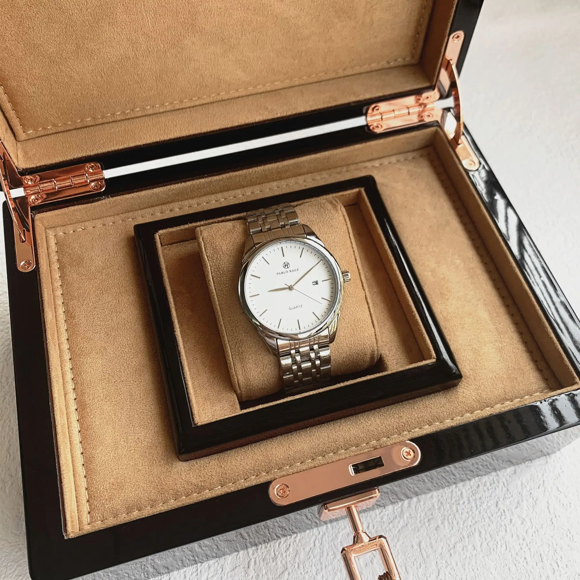 Men's Stainless Steel Quartz Watch Wholesale Silver — feature 23