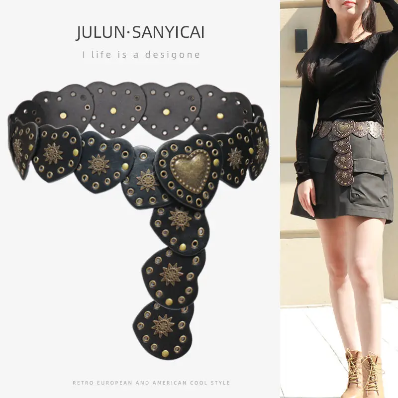 Women's Belt with Hollow Air Eye Design - Image 3