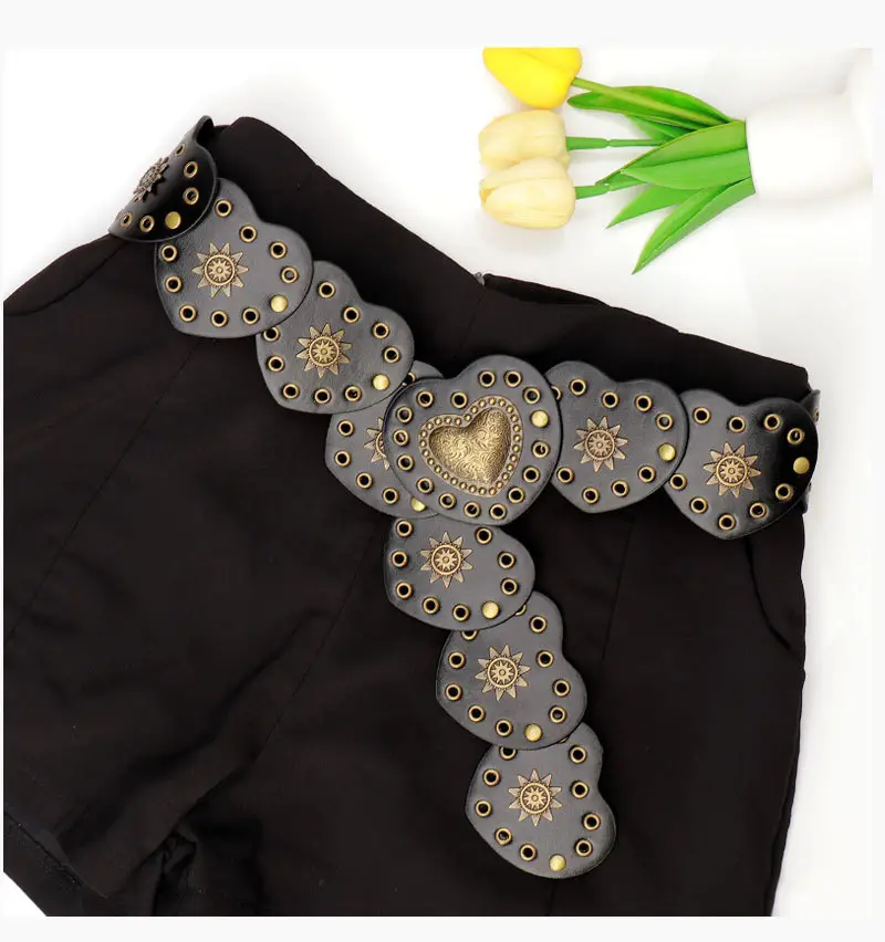 Women's Belt with Hollow Air Eye Design — feature 18