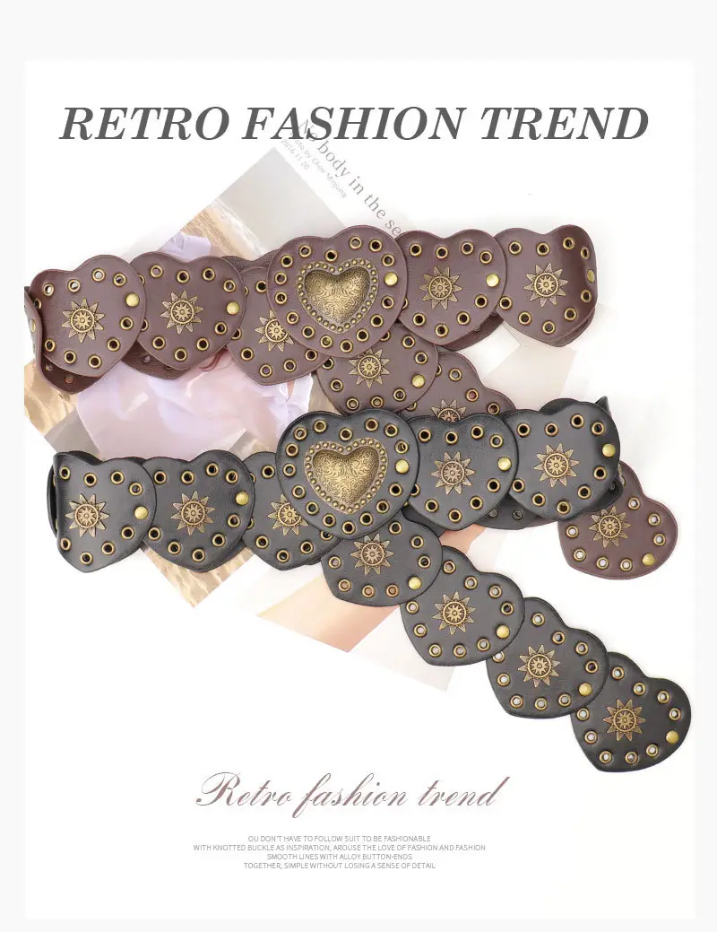 Women's Belt with Hollow Air Eye Design — feature 5