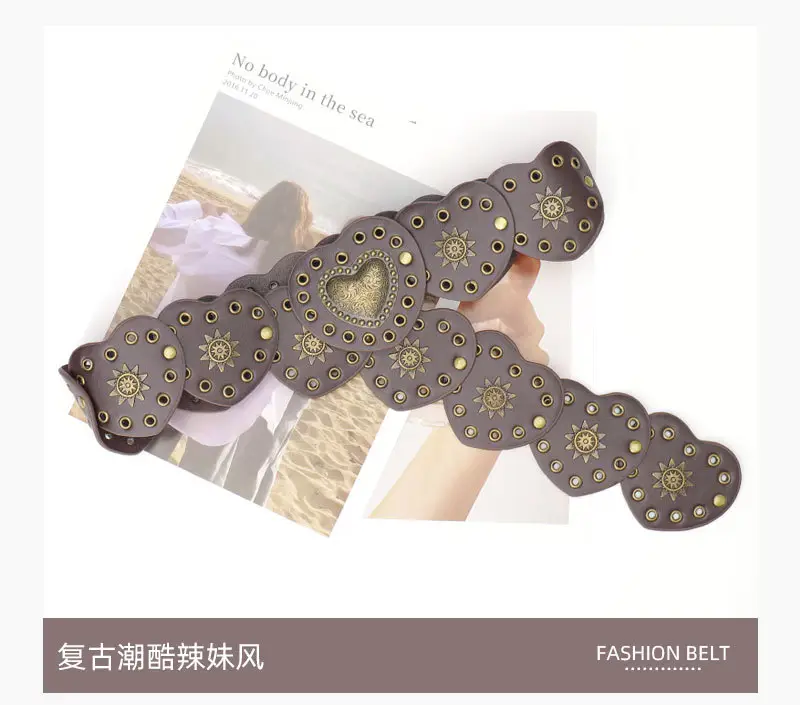Women's Belt with Hollow Air Eye Design — feature 9