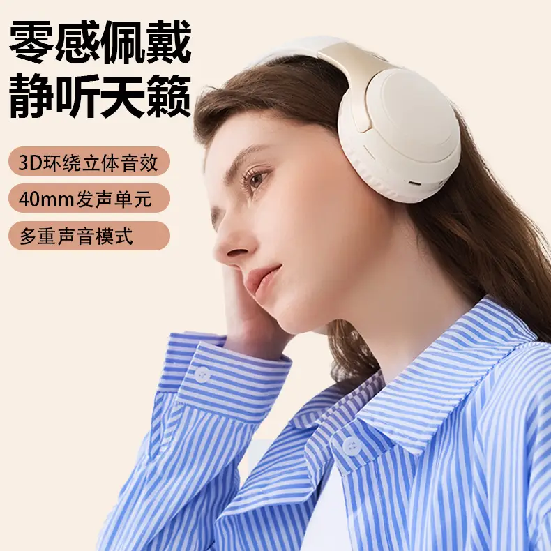Wireless Bluetooth Headset with 99% Noise Cancellation - Image 6