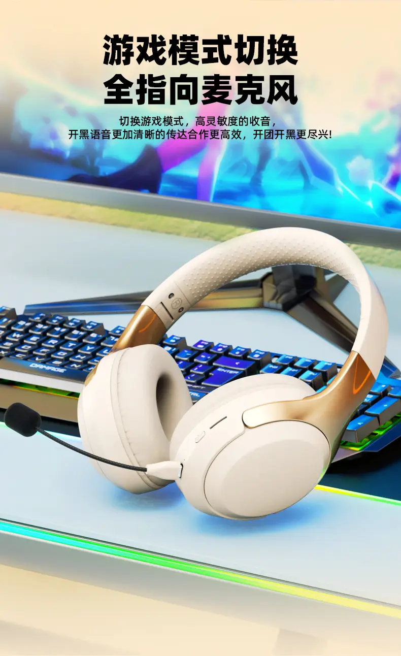 Wireless Bluetooth Headset with 99% Noise Cancellation β feature 15