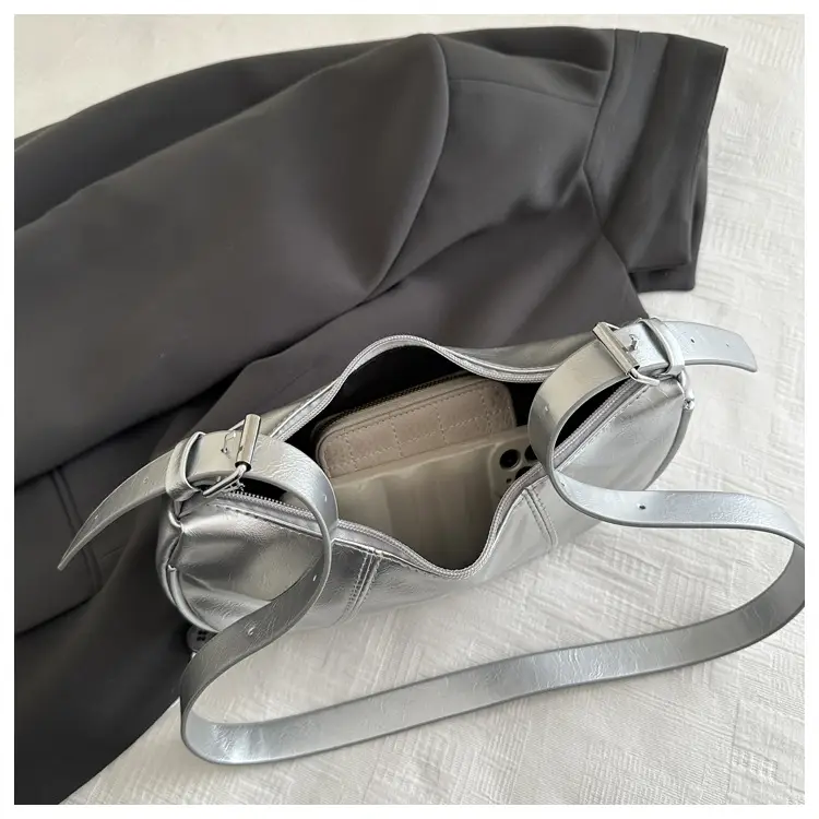 Silver Korean Niche Shoulder Crossbody Bag for Women — feature 11