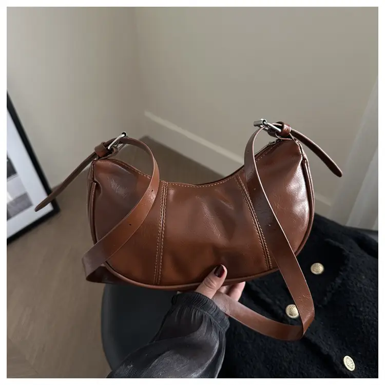 Silver Korean Niche Shoulder Crossbody Bag for Women — feature 21