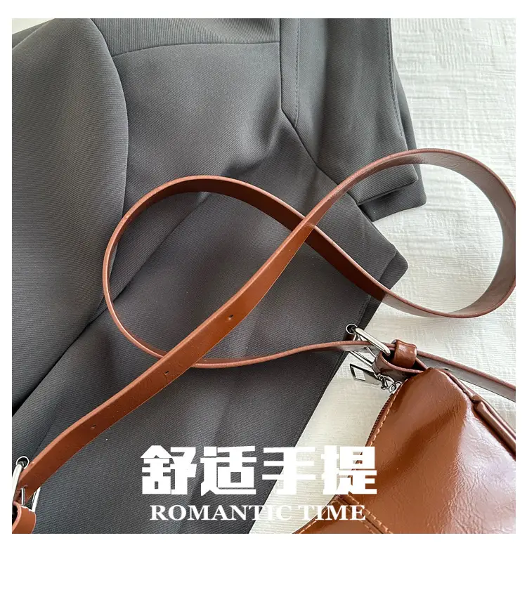 Silver Korean Niche Shoulder Crossbody Bag for Women — feature 4