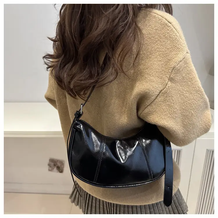 Silver Korean Niche Shoulder Crossbody Bag for Women — feature 43