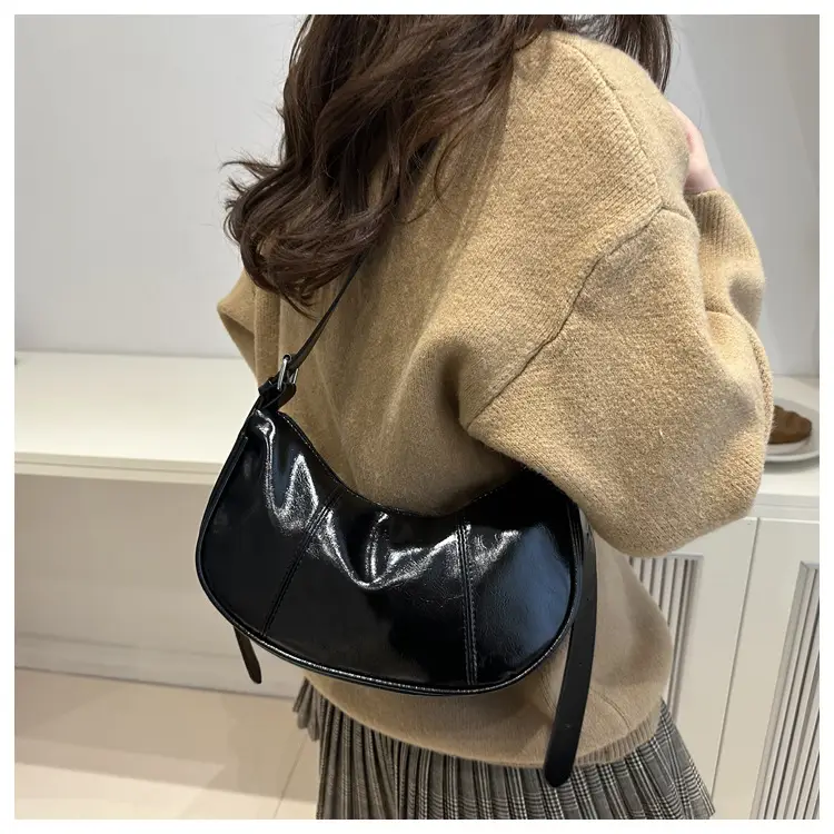 Silver Korean Niche Shoulder Crossbody Bag for Women — feature 44