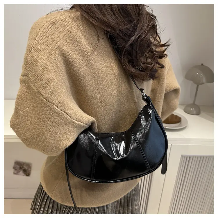 Silver Korean Niche Shoulder Crossbody Bag for Women — feature 45