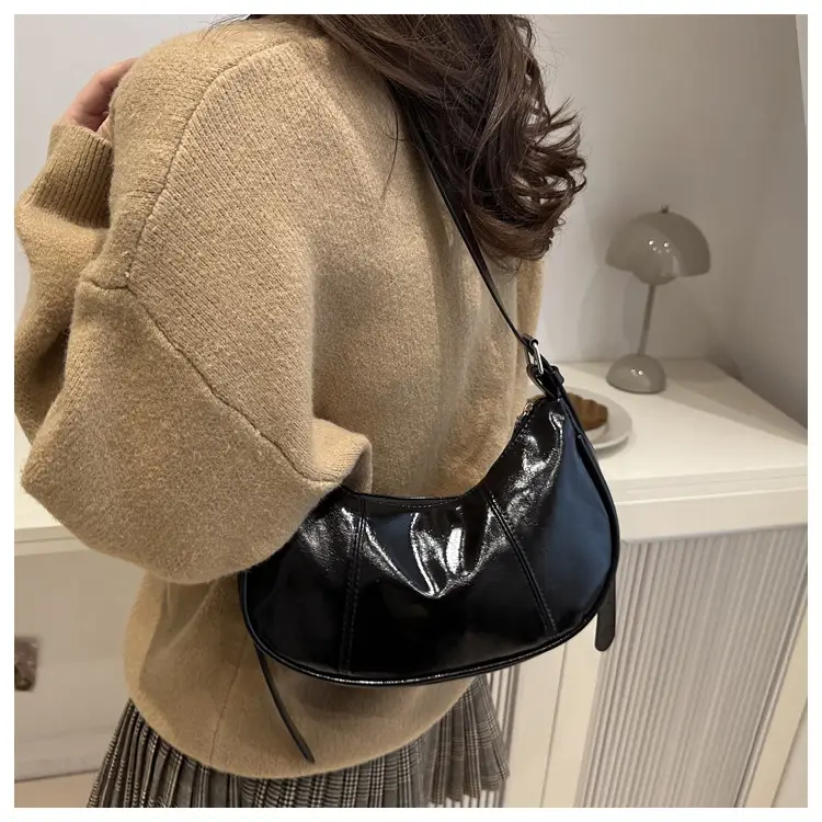 Silver Korean Niche Shoulder Crossbody Bag for Women — feature 46