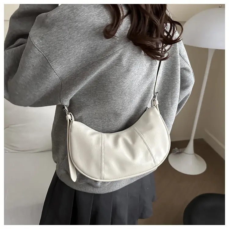 Silver Korean Niche Shoulder Crossbody Bag for Women — feature 50