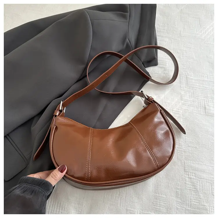 Silver Korean Niche Shoulder Crossbody Bag for Women — feature 7