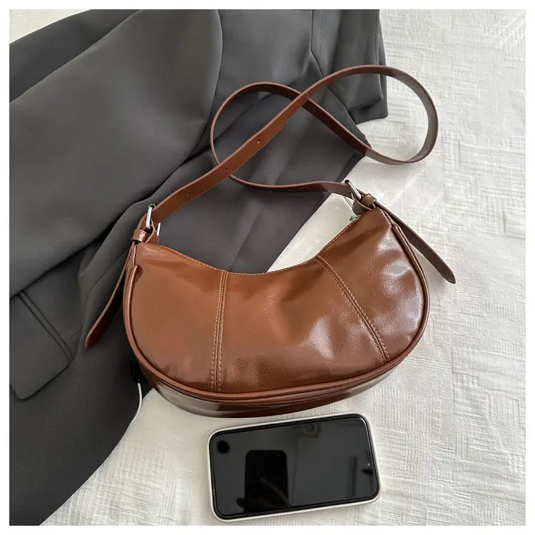Silver Korean Niche Shoulder Crossbody Bag for Women — feature 8