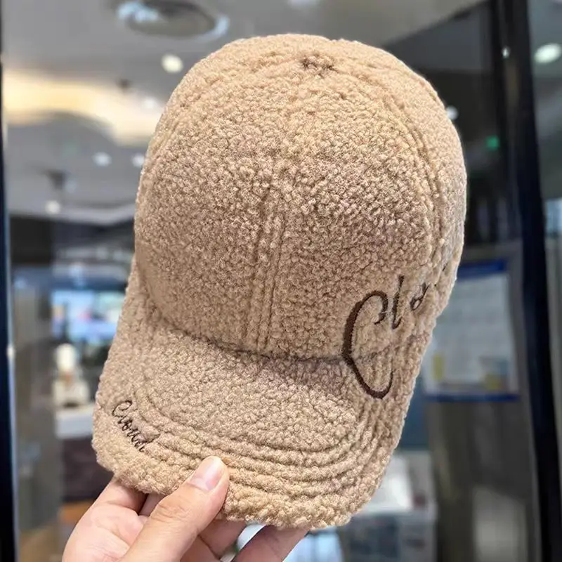 Autumn Winter Embroidered Wool Cap Women Wide Brim - Image 8