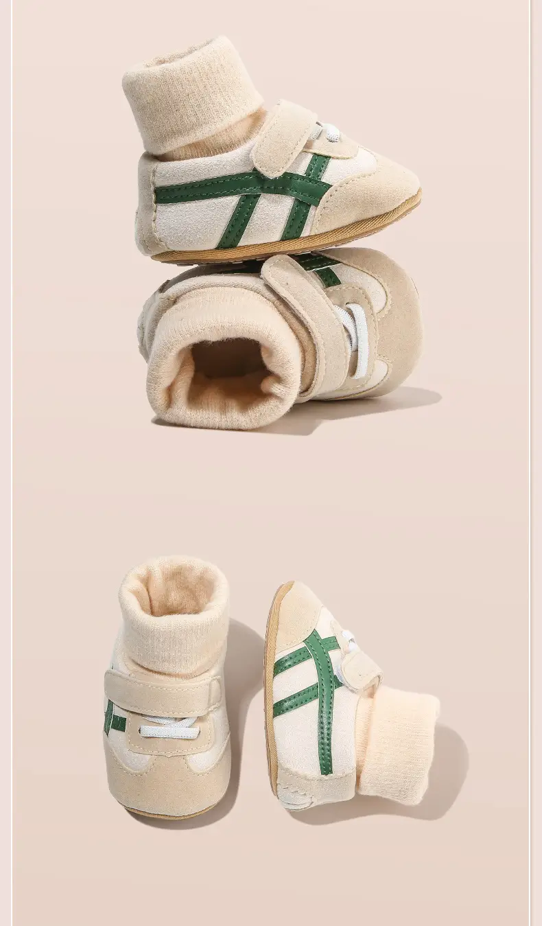 Autumn and Winter Baby Shoes and Socks Baby Baby Shoes Autumn 6-12 Months Newborn Shoes Pre-step Shoes Soft Sole Toddler — feature 21