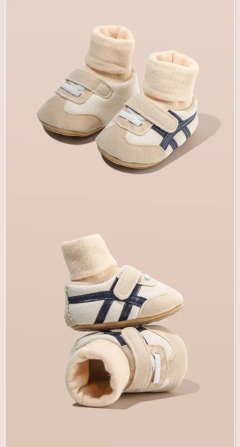 Autumn and Winter Baby Shoes and Socks Baby Baby Shoes Autumn 6-12 Months Newborn Shoes Pre-step Shoes Soft Sole Toddler — feature 22