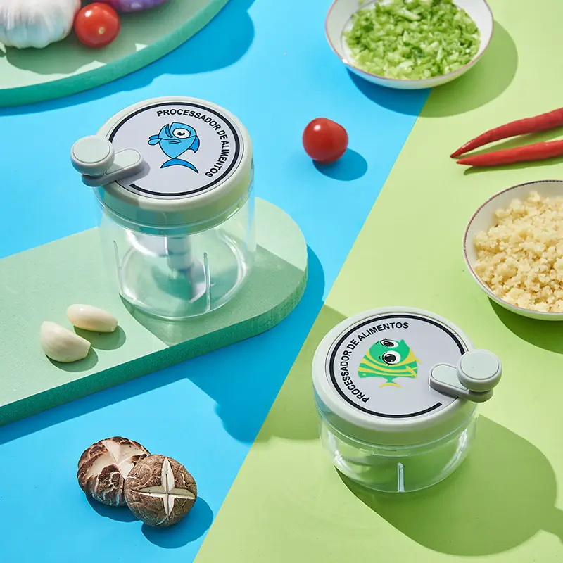 Cartoon Mini Garlic Masher Machine for Meat Grinding - Image 10