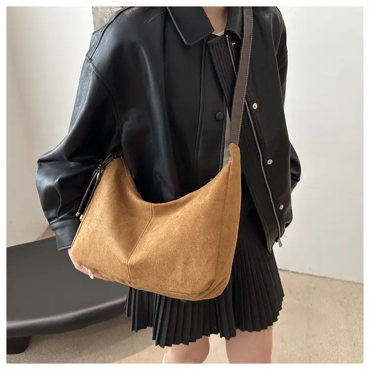 Black Frosted Shoulder Bag for Women 2024 - Image 5