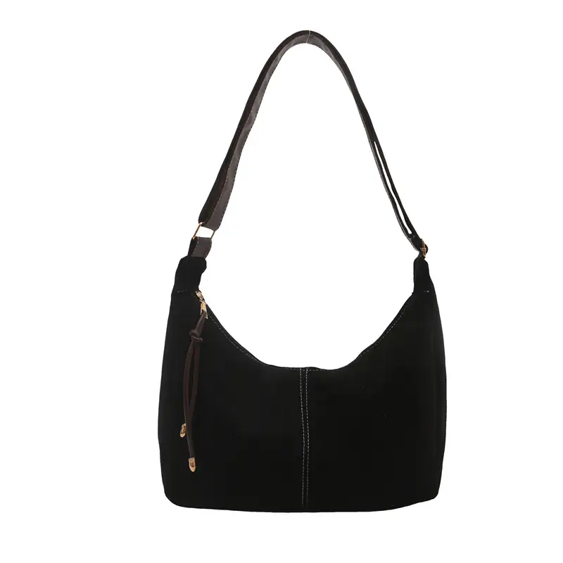 Black Frosted Shoulder Bag for Women 2024 - Image 6