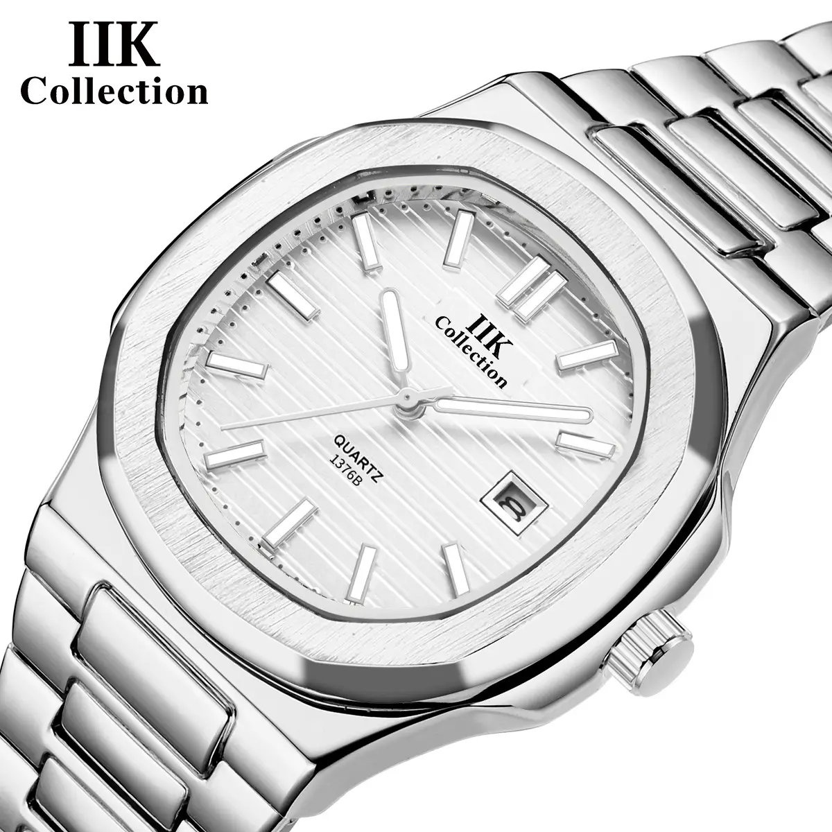 IIK Men's Quartz Watch with Calendar Dial - Image 11