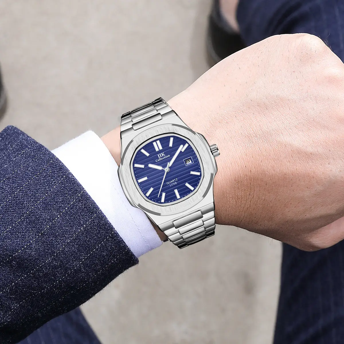 IIK Men's Quartz Watch with Calendar Dial - Image 12