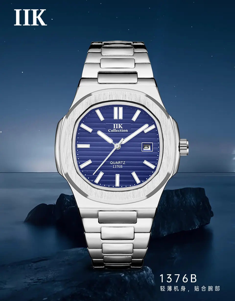 IIK Men's Quartz Watch with Calendar Dial — feature 2