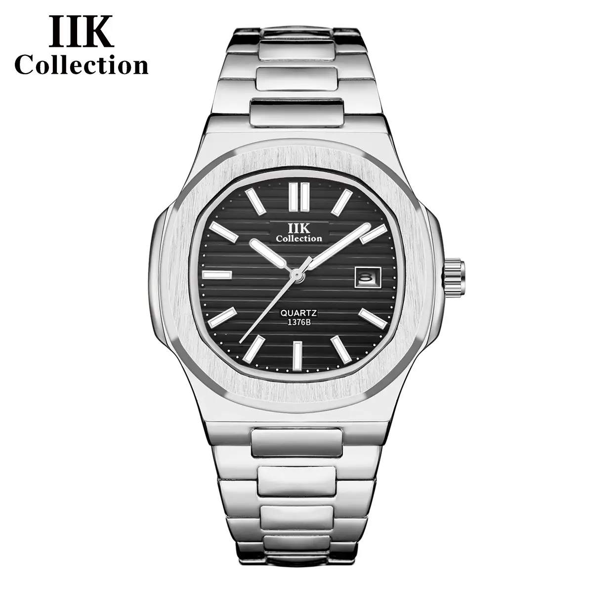 IIK Men's Quartz Watch with Calendar Dial - Image 2