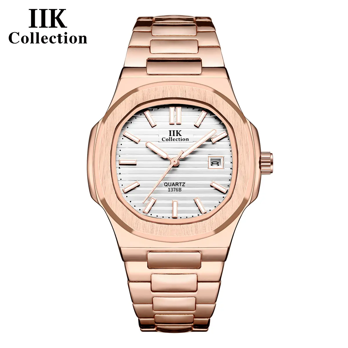 IIK Men's Quartz Watch with Calendar Dial - Image 7