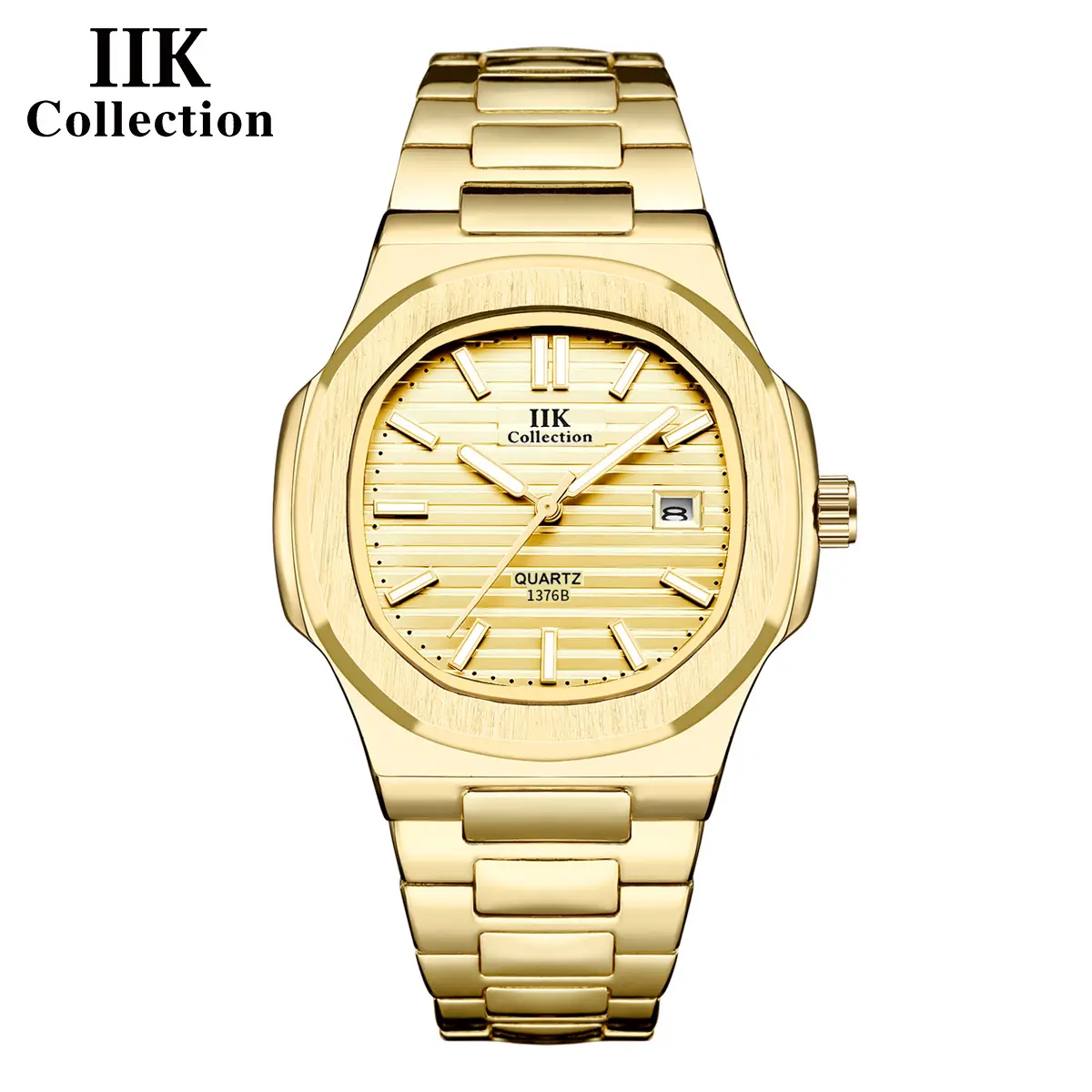 IIK Men's Quartz Watch with Calendar Dial - Image 9